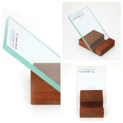 Isolamento termico in vetro galleggiante trasparente laminato 3 mm + 3 mm Spessore di dimensione personalizzato