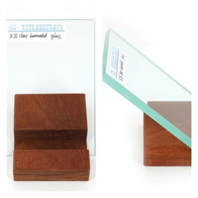4 mm + 4 mm vetro laminato insonorizzato trasparente di grado A per le partizioni delle porte delle finestre