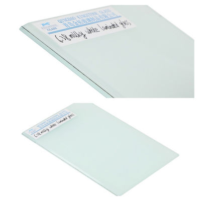 6.38mm - 25.52mm Latte Bianco Vetro Laminato Alta Sicurezza Dimensione e Colore Personalizzati