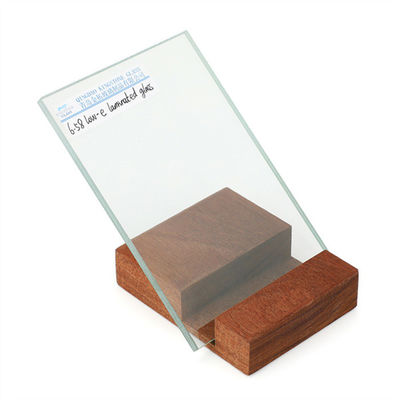 6.58mm 8.76mm Low E trasparente vetro stratificato per finestra / porta / muro tenda