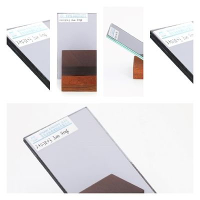 Euro Grigio di sicurezza vetro laminato resistente agli urti per pareti divisorie / balaustrade